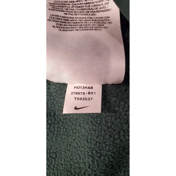 Nike Baylor Bears Therma-FIT Full Zip Hoodie Mens XL Green 27897X-BX1 bu - Picture 7 of 10